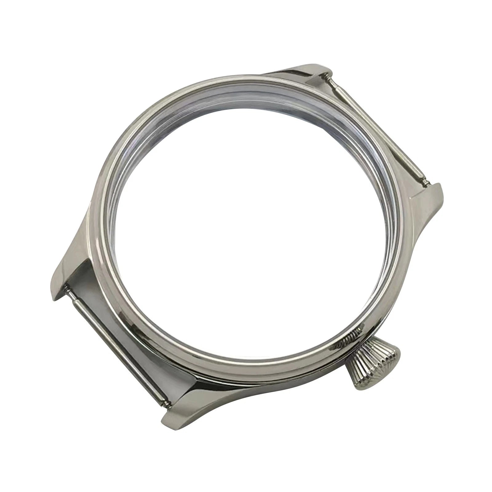 42mm Stainless Steel Waterproof Watch Case Set For Eta 6497 6498