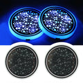 Universal Colorful Car LED Cup Coaster Pad Holder Atmosphere Light