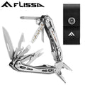 Flissa 16-in-1 Multi Tool Plier Knife Folding Compact Edc Multitool