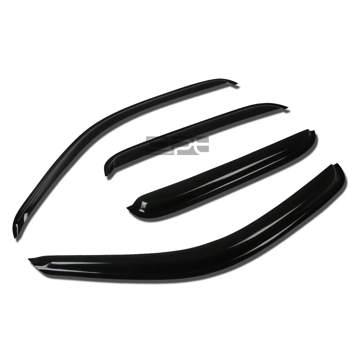 Fit 01-04 Tacoma Double Smoke Tint Window Visor/wind Deflector Vent