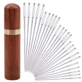 Large Eye Sewing Needles Stainless Steel Hand Stitching Leather Craft