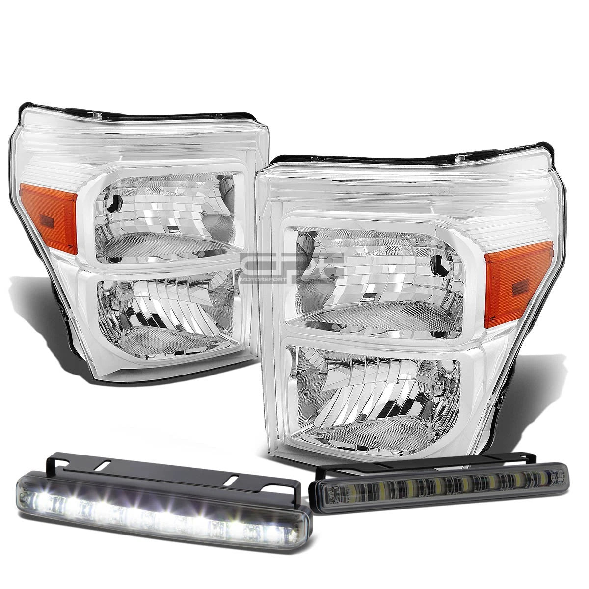 Chrome Housing Head+bumper+co<wbr/>rner+smoked Led | Built Supply Co