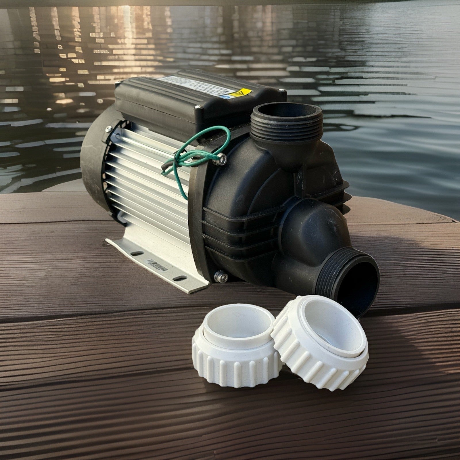 2HP 1500W 110V 7142GPH Whirlpool Bath Tub SPA Pump Water Pump w/ Air Switch