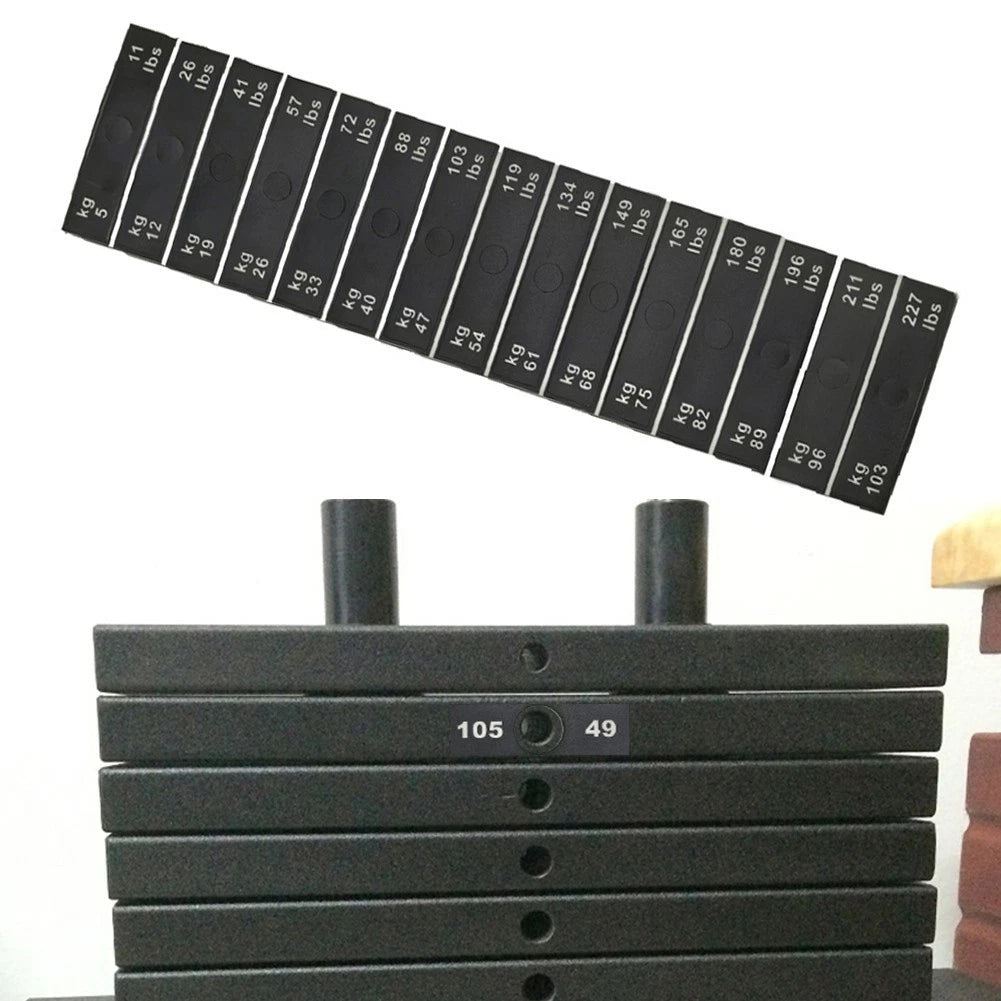 Number Stickers For Gym Weight Stack Fitness Equipment 11 To 227