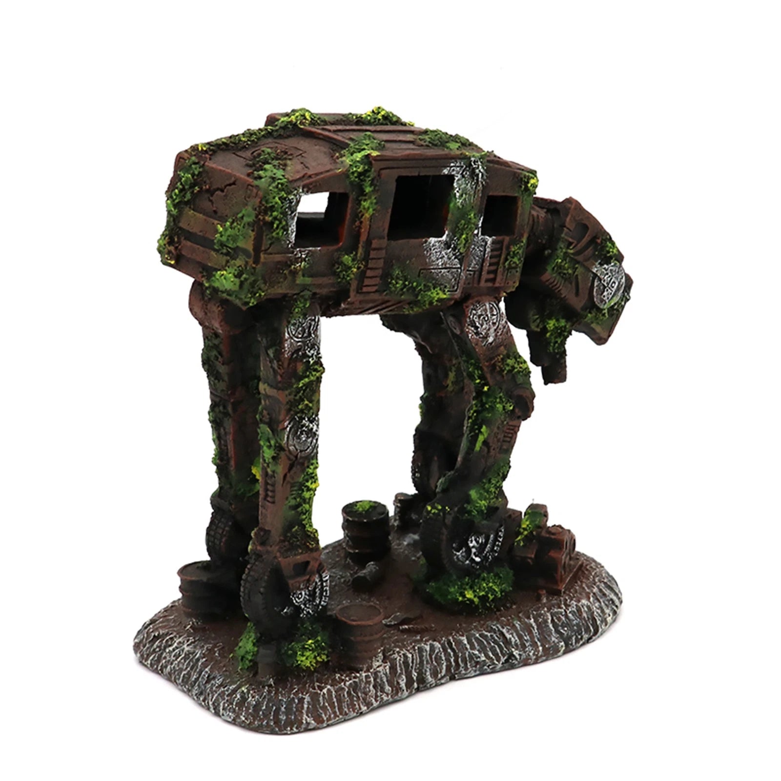 Aquarium Decoration Landscape Resin Robot Dog Ornament Fish Tank