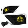 Fit 16-18 Nissan Altima 4-dr Amber Lens Fog Light Lamp+chrome Trim