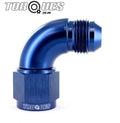 AN -12 (12AN) 90 Degree Male to Female UltraFlow Adapter
