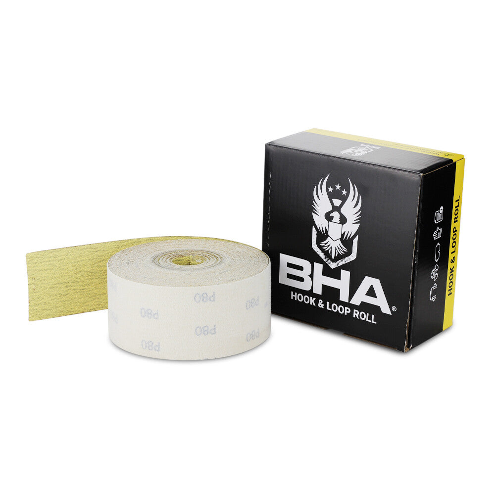 Bha 2-3/4" Inch X 20 Yard Gold Hook and Loop Longboard Sandpaper