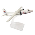 1:400 16cm Aircraft Malaysia Fokker Fk-50 Alloy Diecast Plane Model