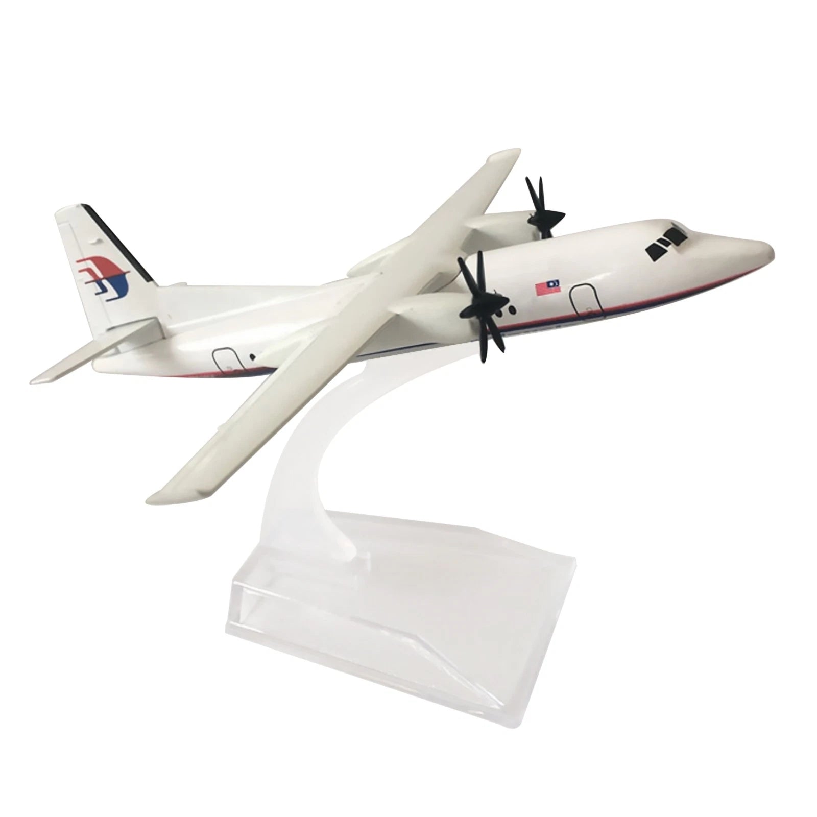 1:400 16cm Aircraft Malaysia Fokker Fk-50 Alloy Diecast Plane Model