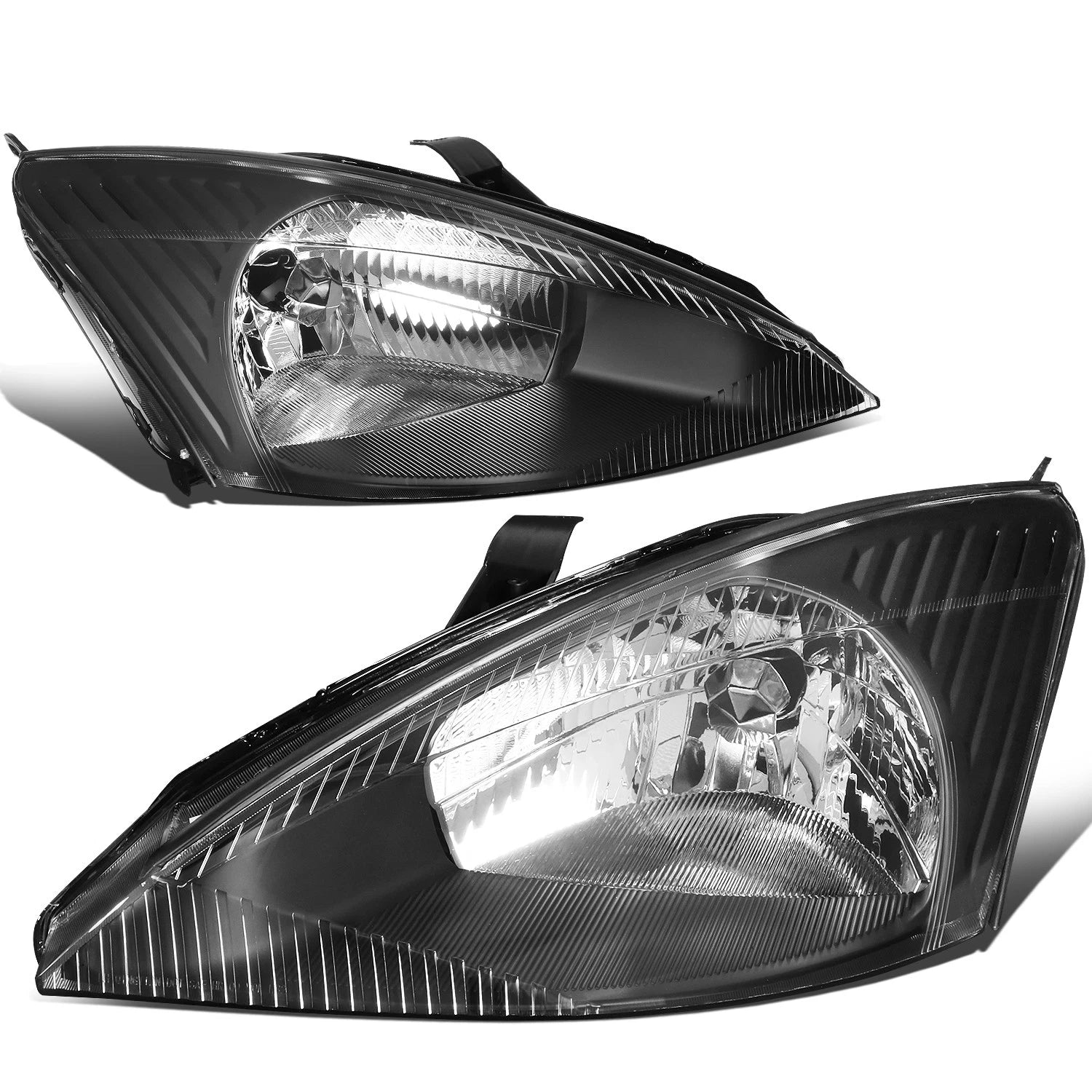 Fit 03-04 Ford Focus Factory Style Black Housing | Built Supply Co