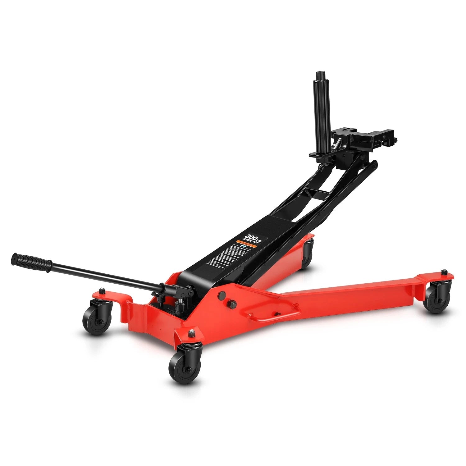 11.3-38.6in 300lbs Red Black Clutch Jack Floor Jack | Built Supply Co