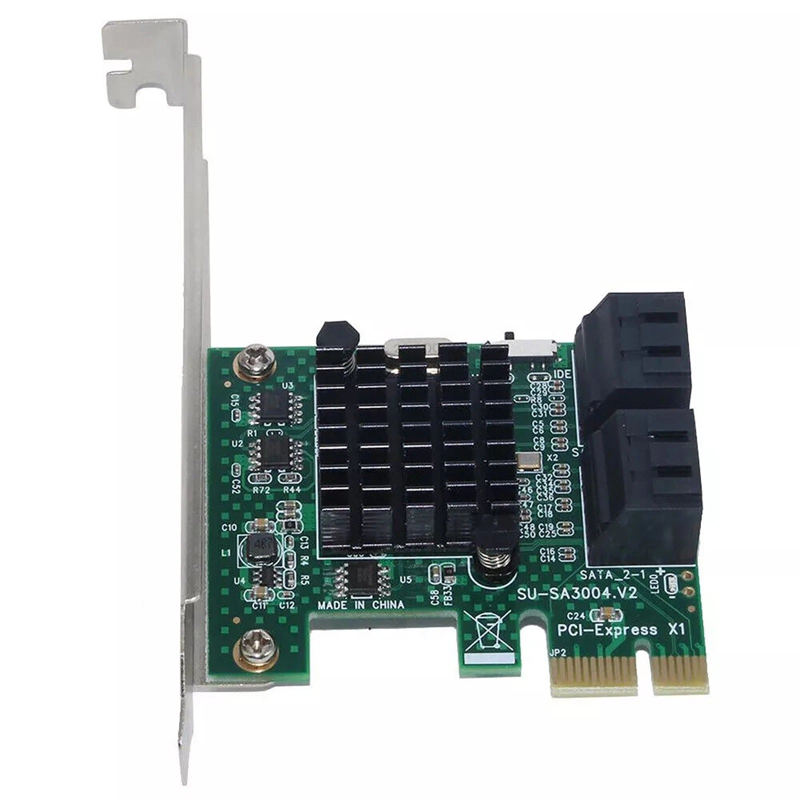 Pci Express Sata3.0 4 Port Extender Pci-e X1/x4/x8/x16 Converter Card