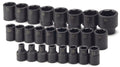 Sk Tools 25-piece 1/2" Drive 6 Point Standard Metric Impact Socket