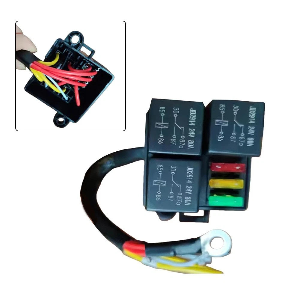 For Atc Blade Fuses 24V Fuse Relay Box Pre-wired Kit 24V System