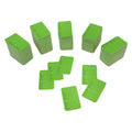 Set Of Green Large Perforated Label Card Coupon Price Tag