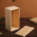 Pine Pull-out Box Sliding Cover Wooden Box Wooden Storage Box Log