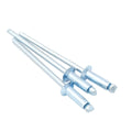 Steel Countersunk Head Open End Pop Blind Rivets 1/8" M3.2 Diameter
