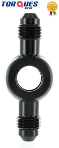 An -4 (an4 an 04) 10.5mm Eye Double Banjo Adapter in Black