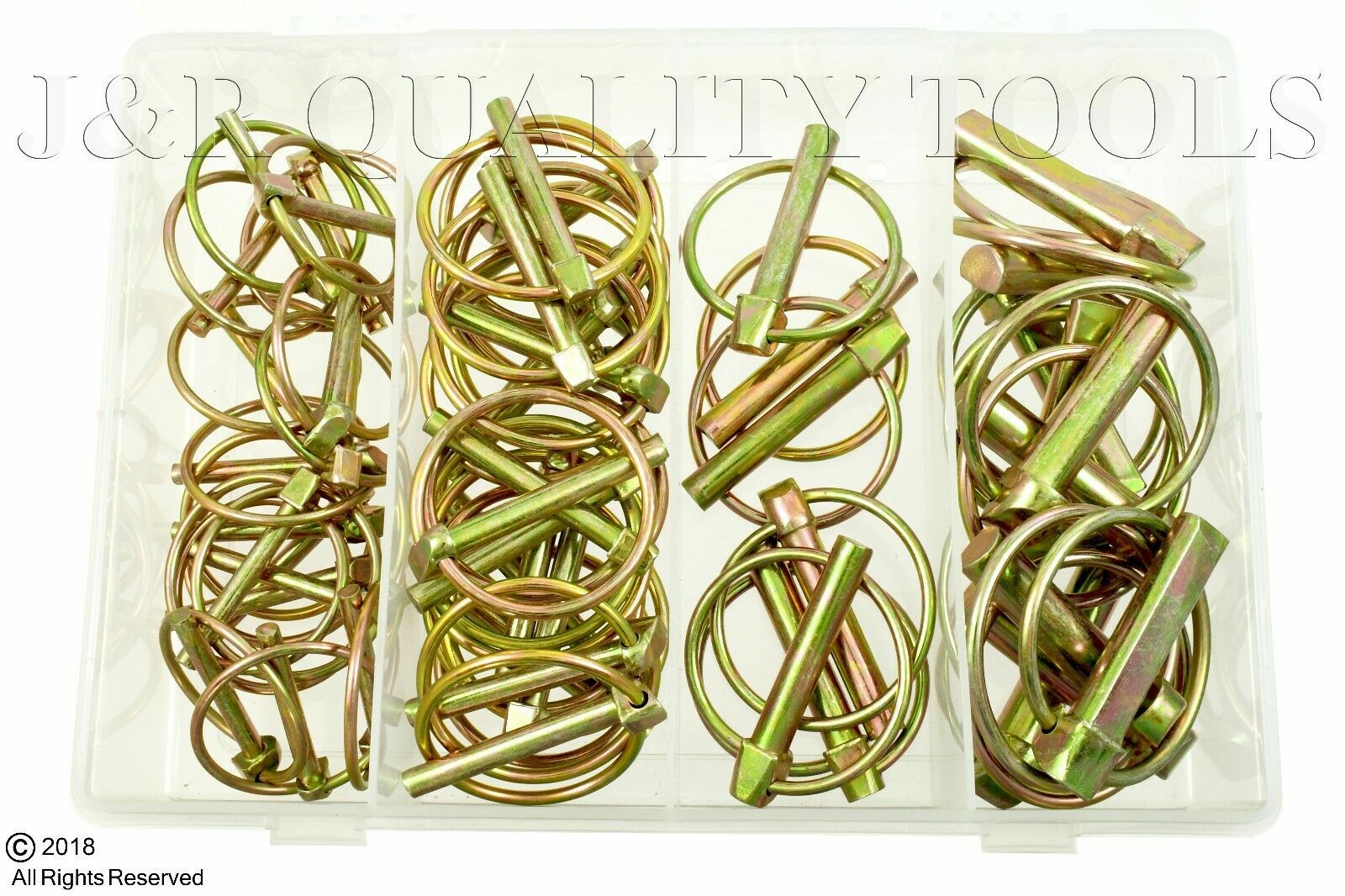 50pc Lynch Pins Assortment Kit