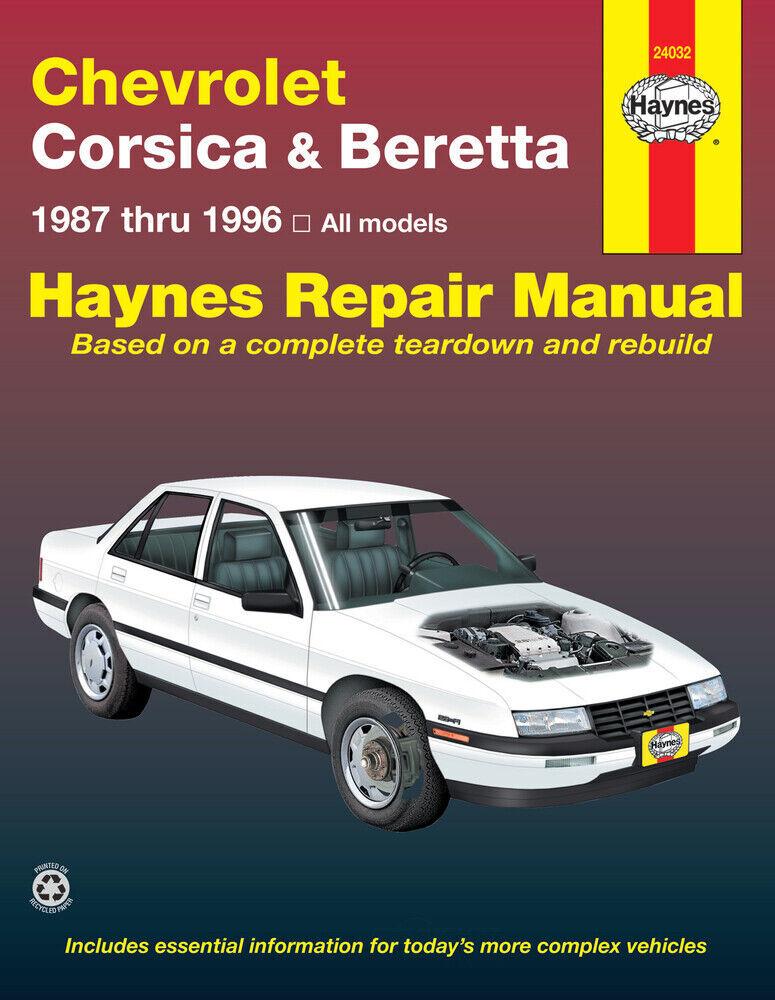Chevrolet Corsica & Beretta Repair Manual by Haynes