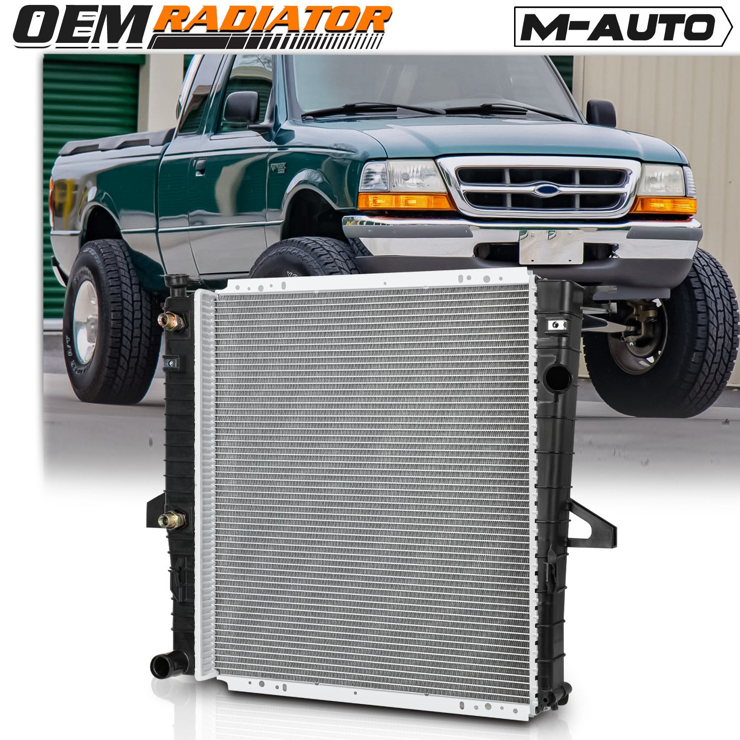 2173 Aluminum Core Radiator OE Replacement fit 1998-201