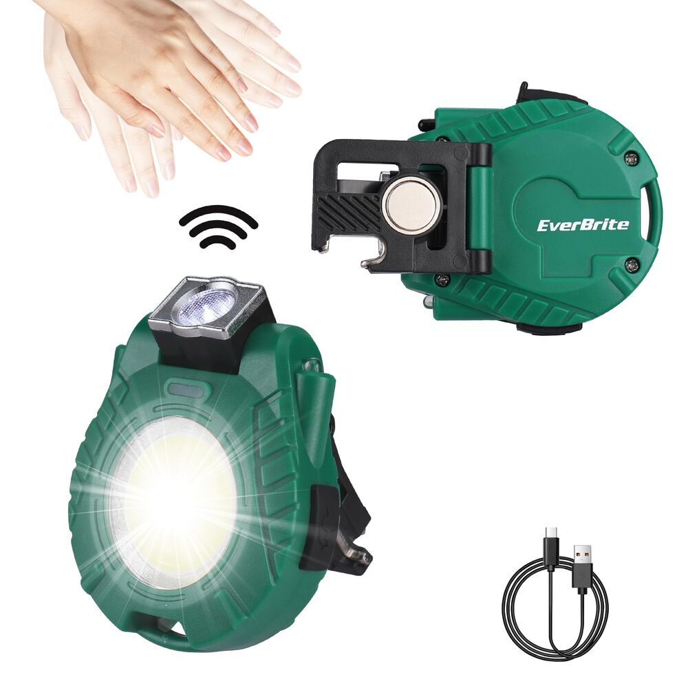 EverBrite Rechargeable COB Keychain Work Light Magnetic Flashlight 6
