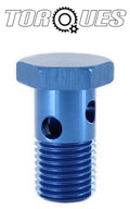 M14 x 1.5mm Aluminium Single Banjo Bolt 26mm Long