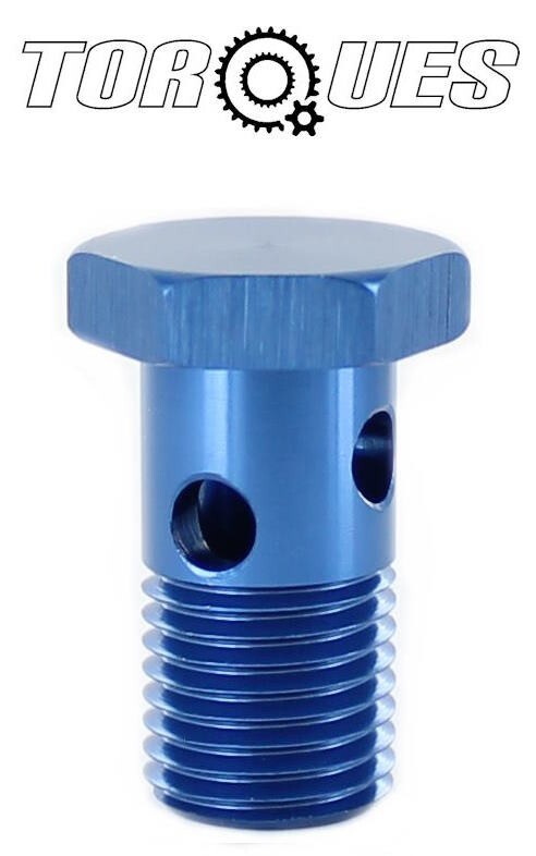M14 x 1.5mm Aluminium Single Banjo Bolt 26mm Long