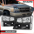 Headlight Corner + Bumper for 03-07 Chevy