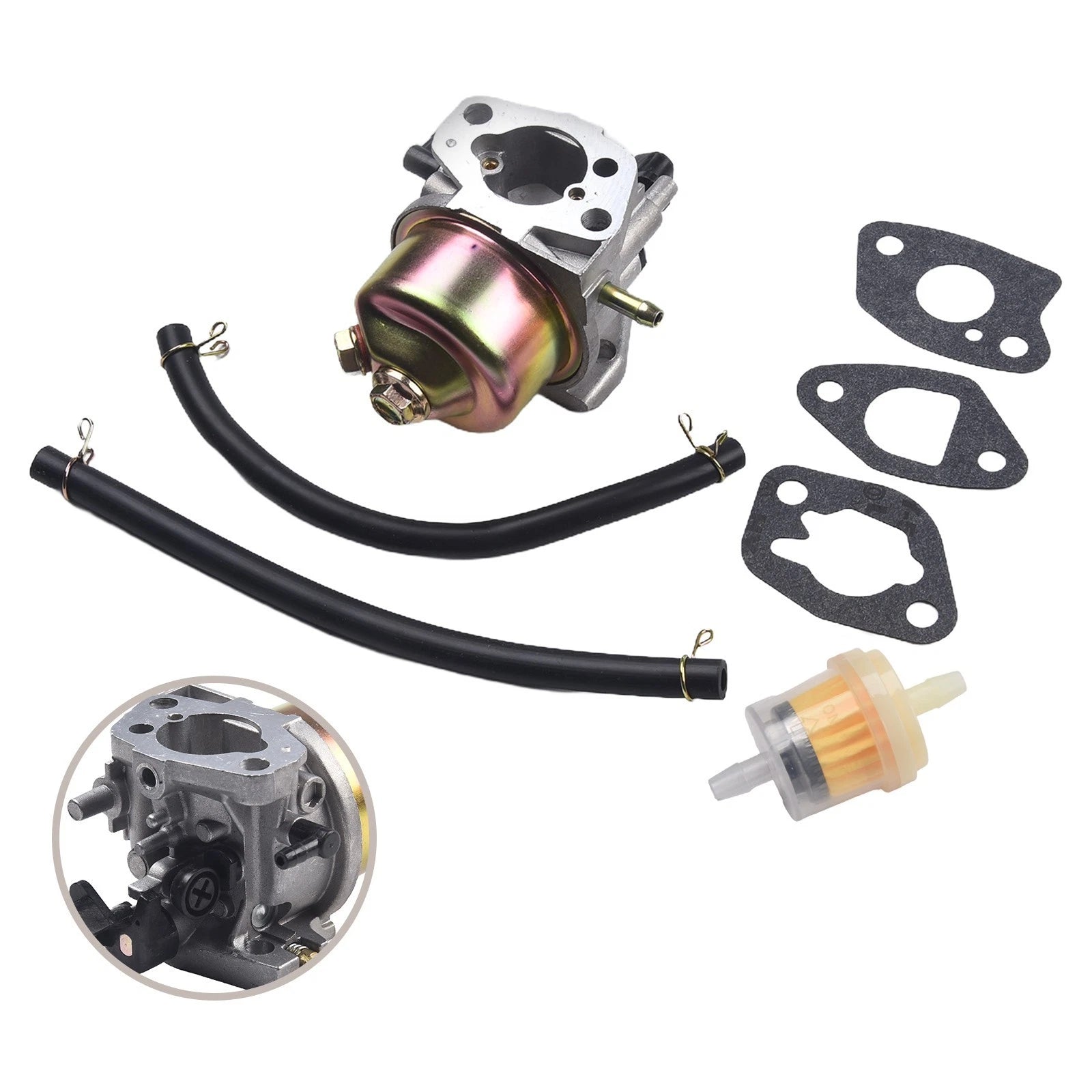 Carburettor With Gasket For Mountfield Hp414 M411pd Sp414 Lawn Mower