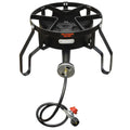 Single Round Burner 16-1/2" High Pressure Propane Gas Outdoor Cooking