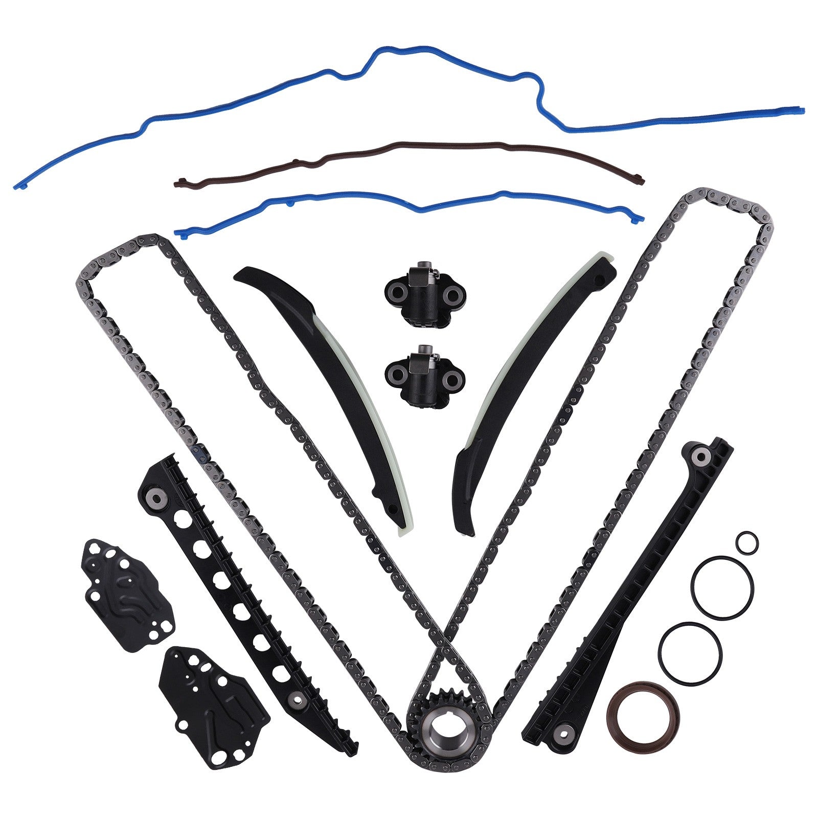 Timing Chain Kit & Tensioner Gasket Set For Ford Expedition 5.4l V8