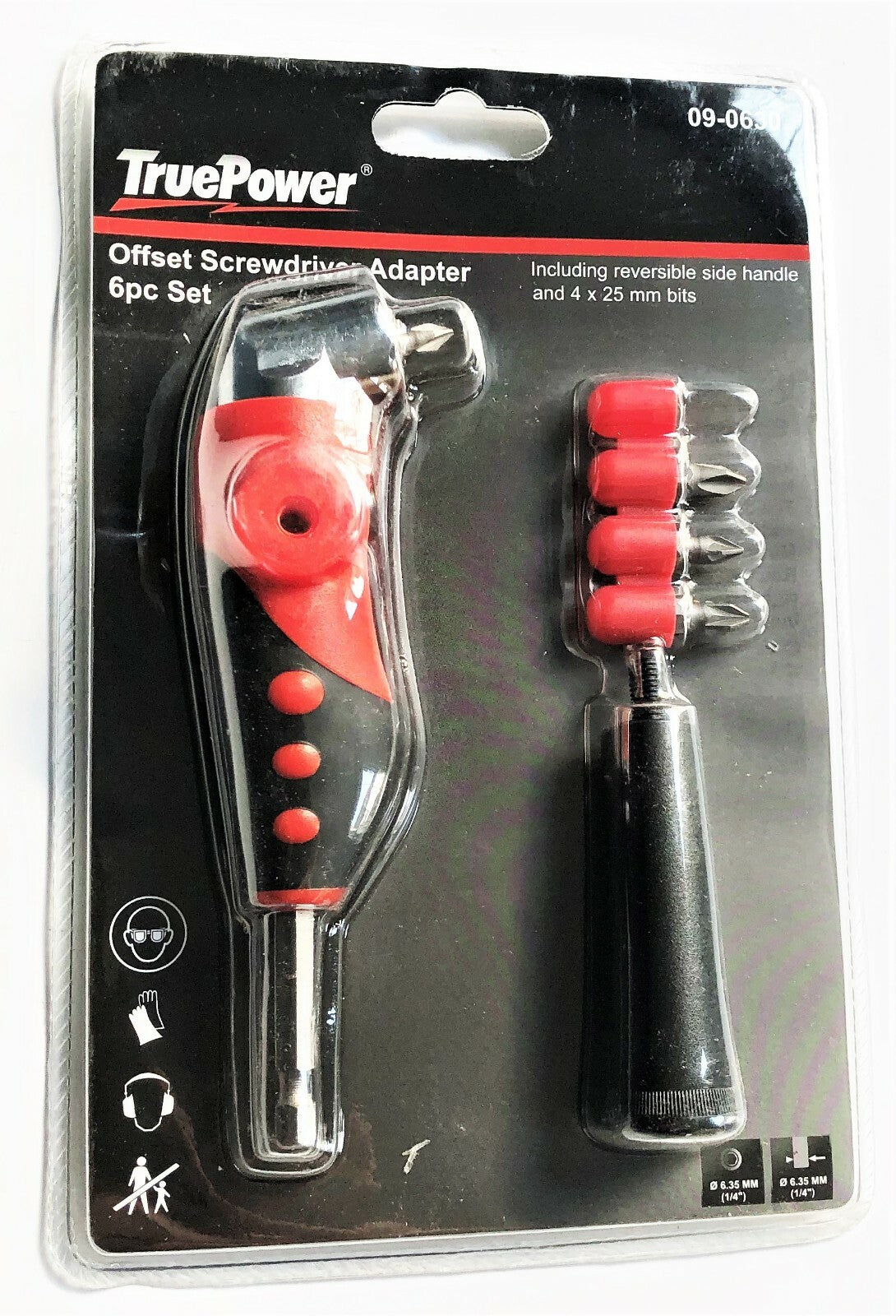 TRUE POWER RIGHT ANGLE OFFSET DRILL SCREWDRIVER 1/4" QUICK CHANGE ATTACHMENTOpen