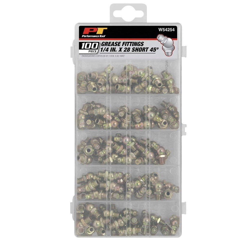Performance Tool Short Straight Grease Fitting by Performance Tool