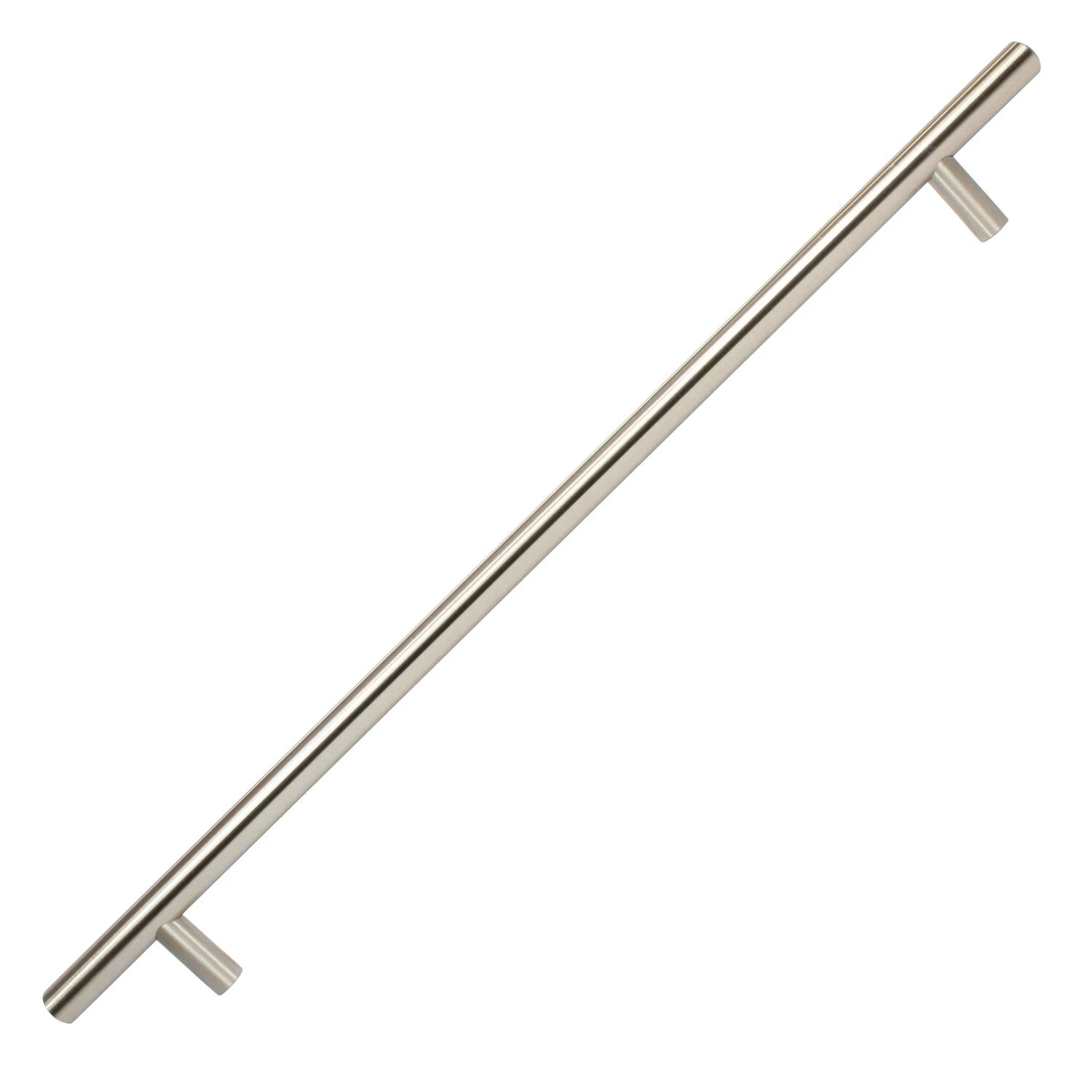 Euro Style 11-3/4" Solid Brushed Nickel Kitchen Cabinet Door Drawer