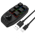 Gaming Mini Programming Macro Keyboard Rgb Custom Knob Keyboard 6