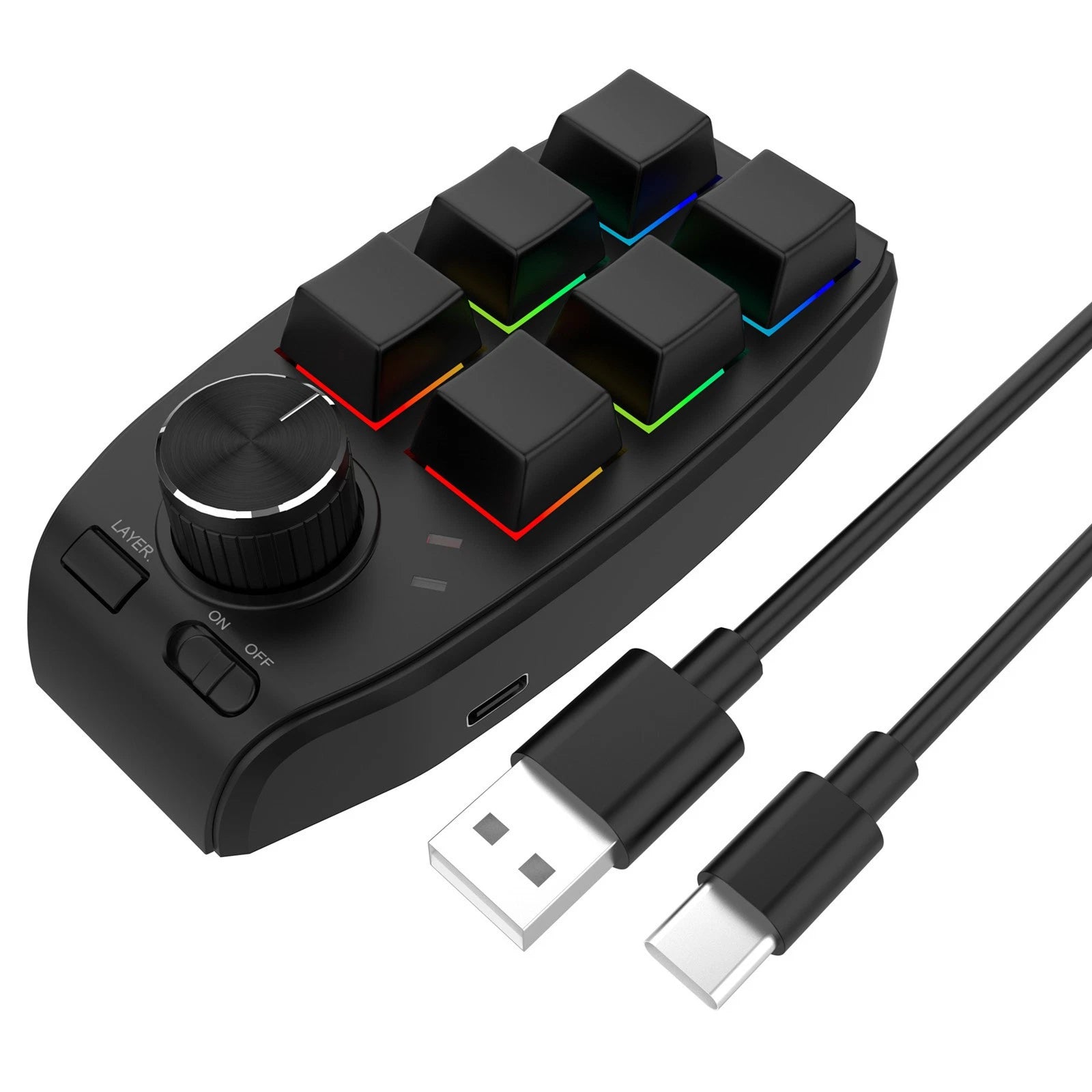 Gaming Mini Programming Macro Keyboard Rgb Custom Knob Keyboard 6