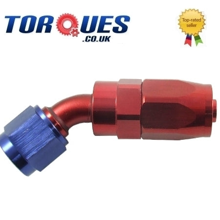 An -8 30 Degree Fastflow Hose Fitting