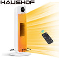 Haushof 1500W Tower Space Heater Digital Ceramic Heater Touch& Remote
