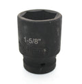 1" Drive 1-5/8" SAE 6 Point Deep Impact Socket 3" Length Cr-MO Chrome Molybden
