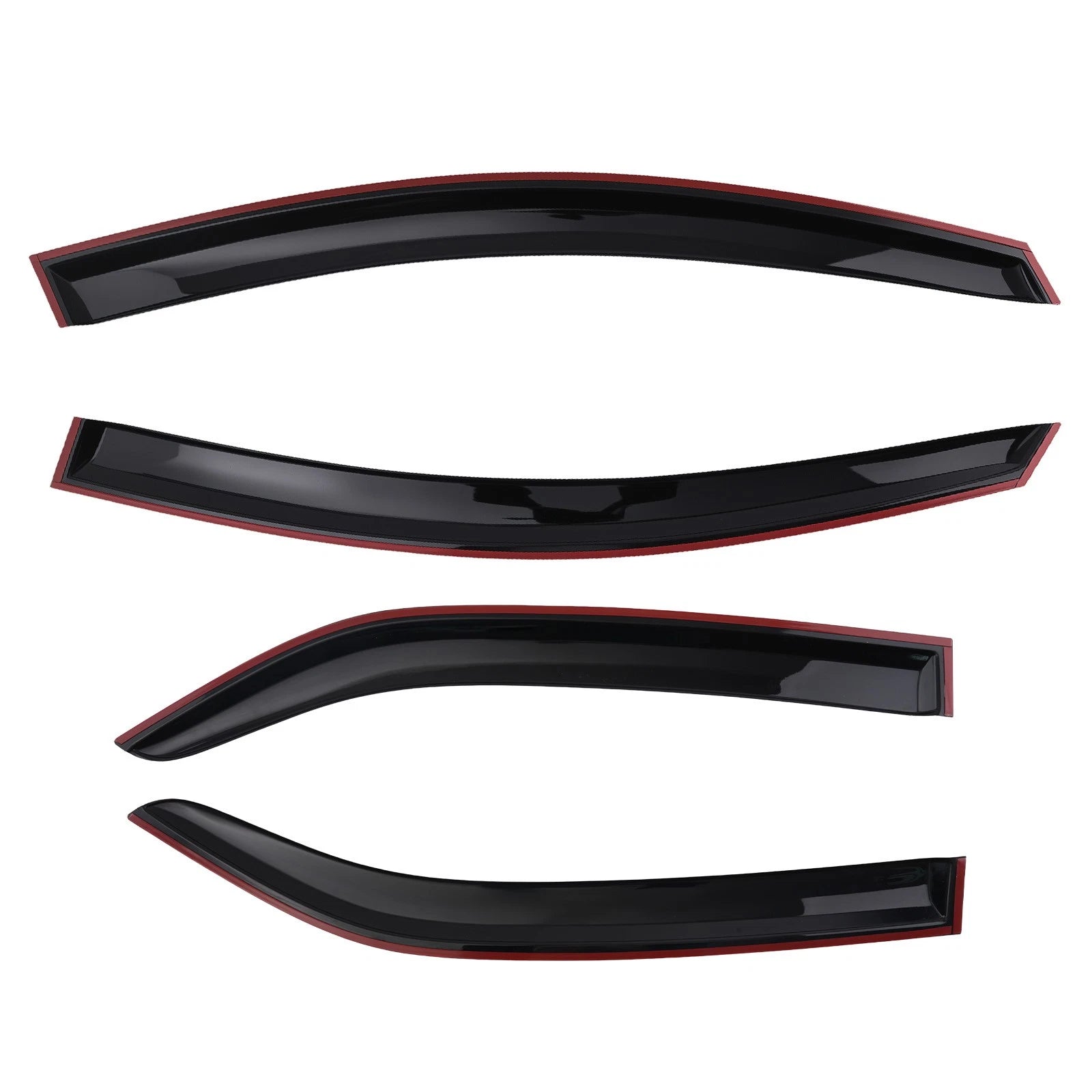 Vent Window Visor for Kia Forte Sedan 2009-2013 Adhesive 2.5mm 4Pcs Set