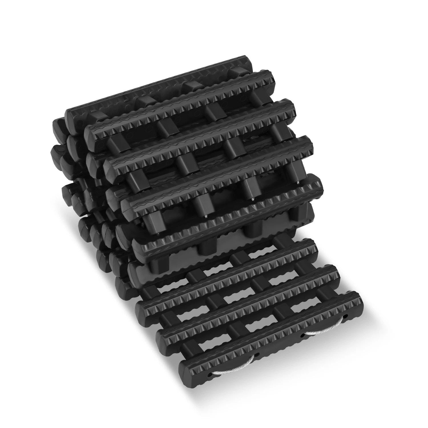 Black 10 Ton 32" L Sand Snow Recovery Traction Tracks Mat For Cars