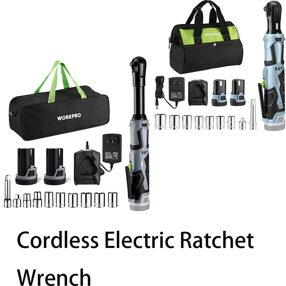 Cordless Electric Ratchet Wrench 2-Pack