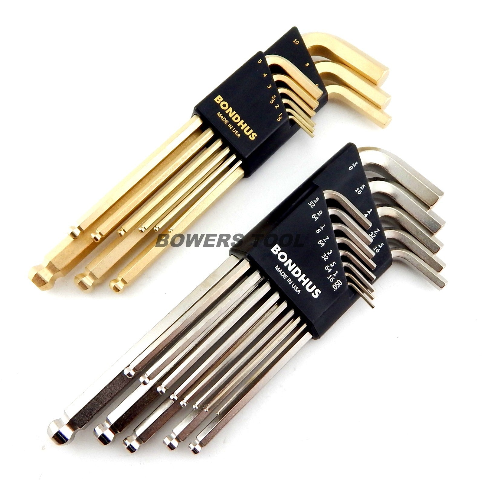 Bondhus 22pc GoldGuard Hex Wrench Set