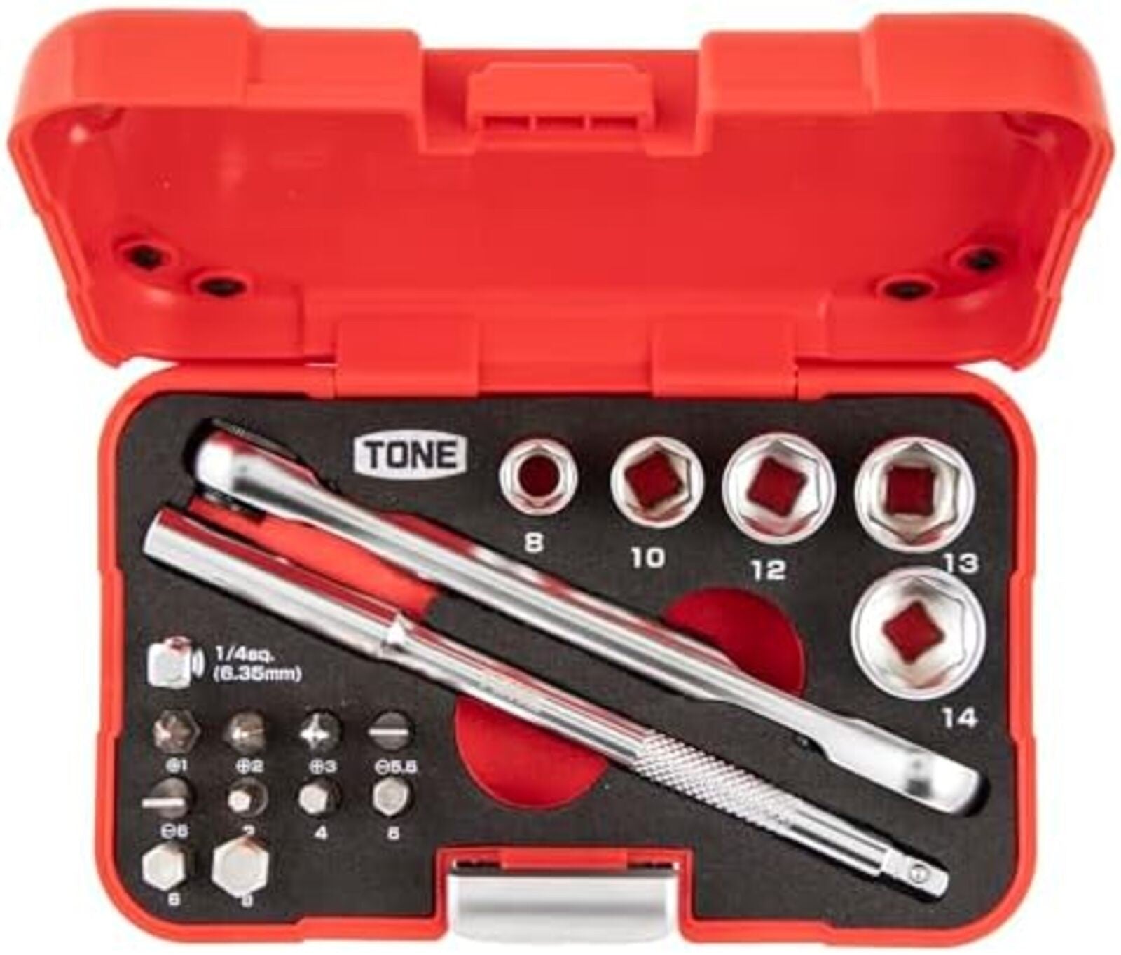 TONE Socket Wrench Bit Set 18 Pieces