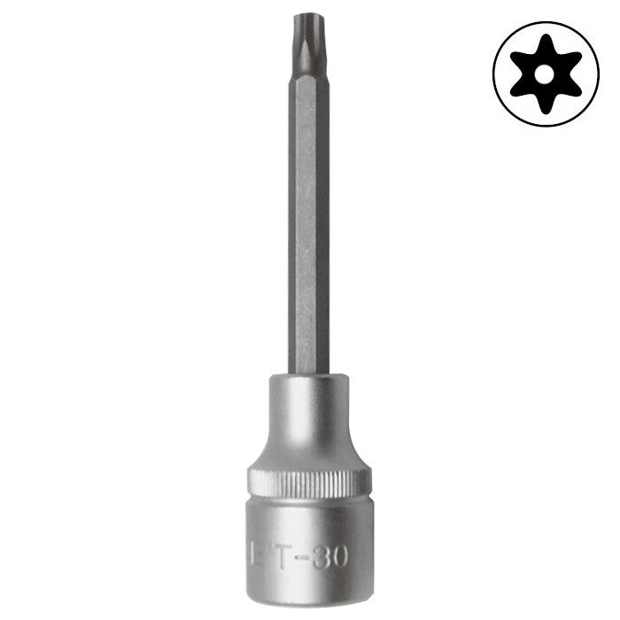 Force / Selta Taiwan 1/2" Dr Star Torx Tamperproof Socket Bit w 55mm