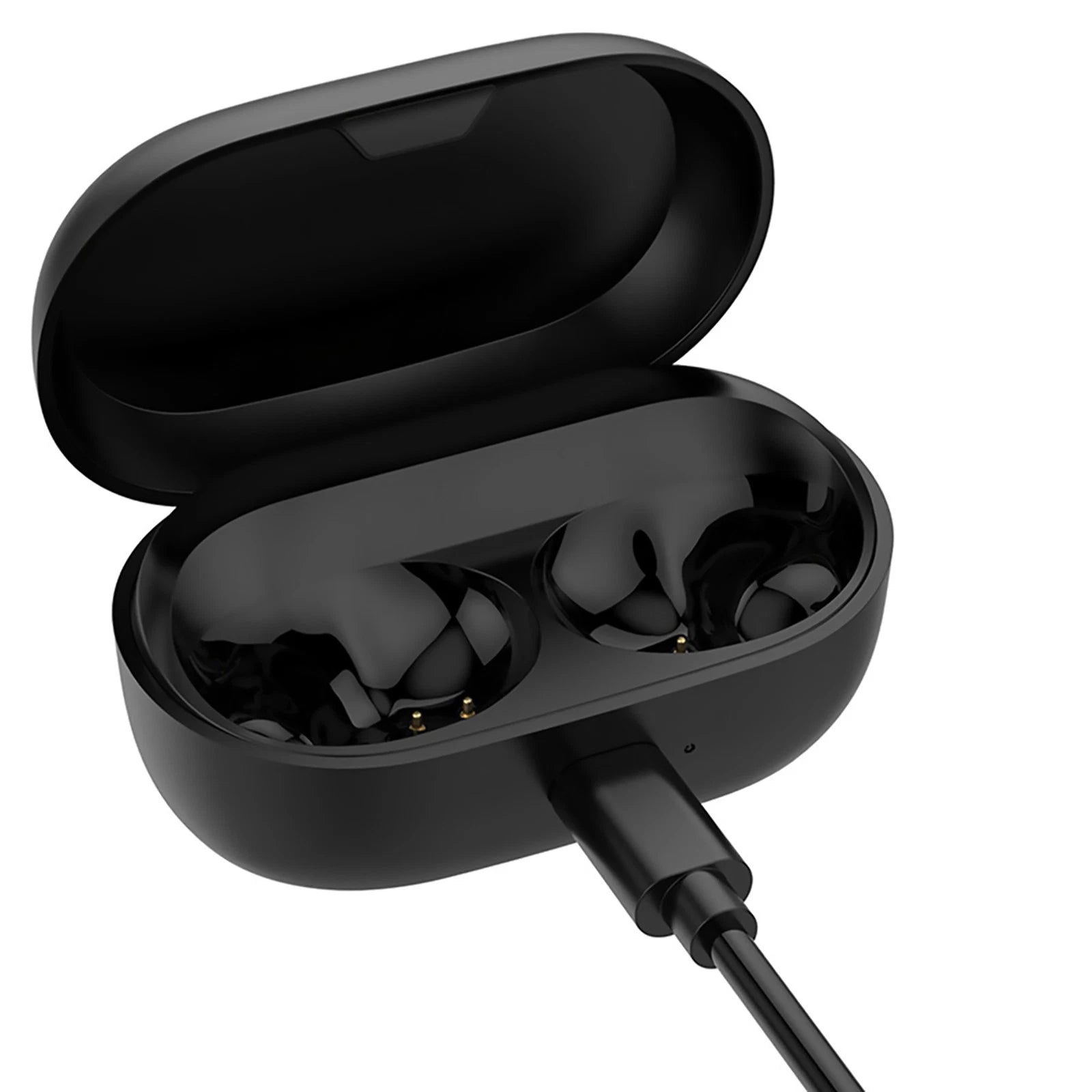 Black Charging Compartment Storage Charging Case For Jabra Elite 7