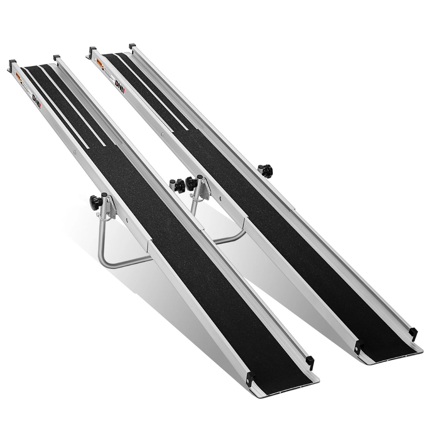 48"lx 7.5"wx 1.9"h 600lbs Aluminum Adjustable Black | Built Supply Co