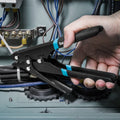 DURATECH 8-inch Zip Tie Tool Ergonomic Cable Tie Gun Tensioning and